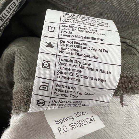 Carhartt Pants 31 X 28 (actual) BN2802-M Relaxed Canvas Double Knee Lot Of 2 - Picture 11 of 16